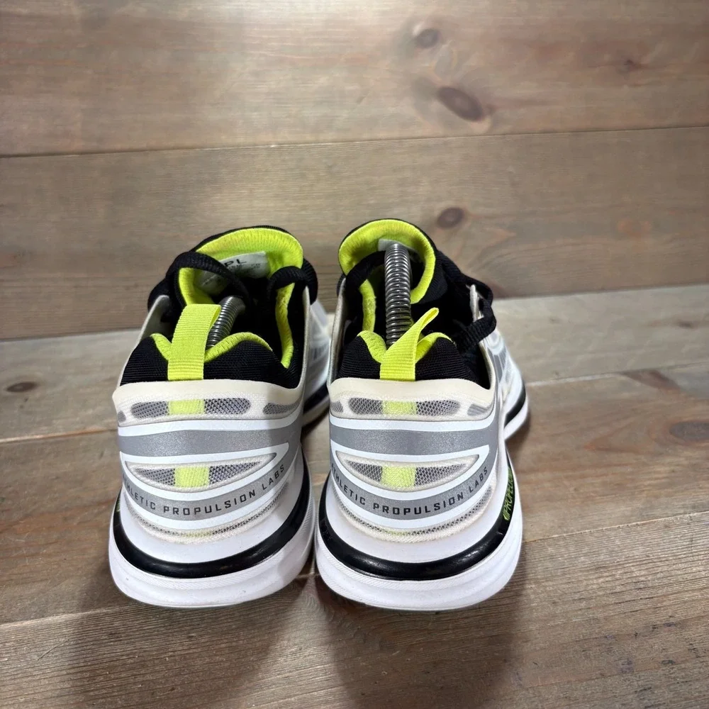 APL Prism Womens size 8.5 shoes White Mesh Neon Trim Running sneakers